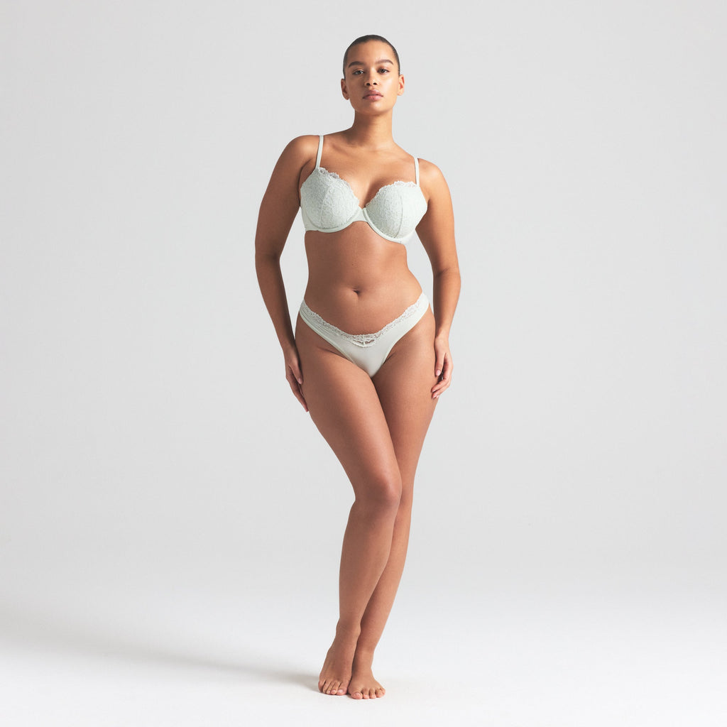 FITS EVERYBODY LACE PUSH-UP BRA | SPEARMINT