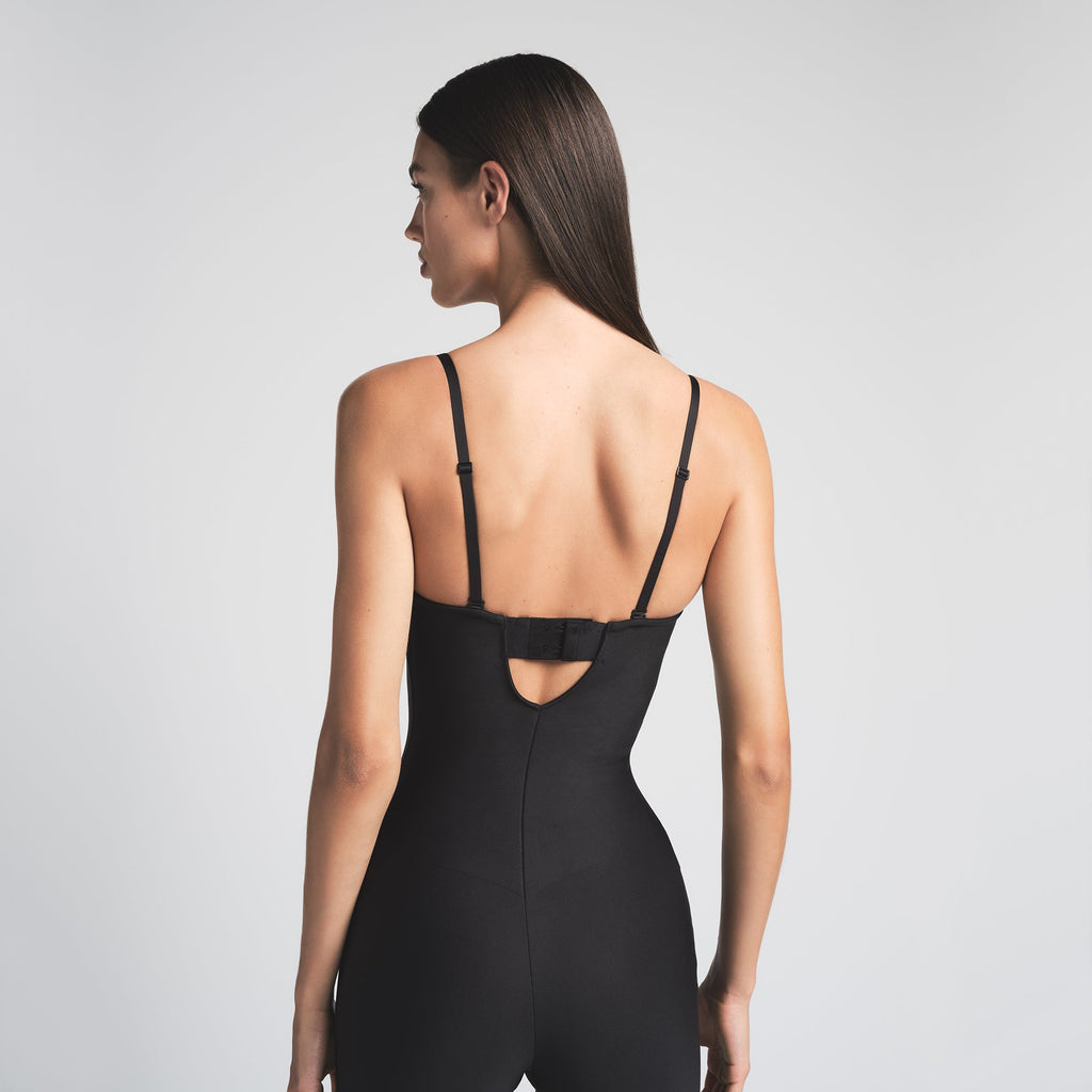 SKIMS BODY CORE SCULPT UNDERWIRE MID THIGH BODYSUIT | ONYX