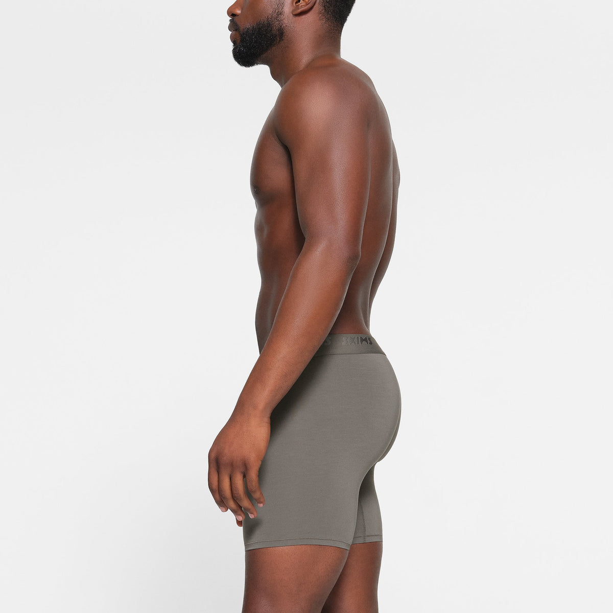 SKIMS STRETCH MENS 5" BOXER BRIEF | GUNMETAL