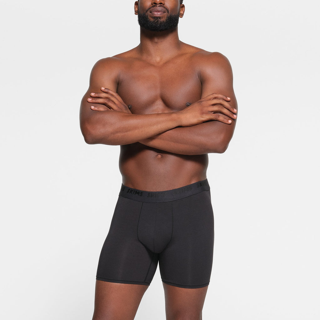 SKIMS STRETCH MENS 5" BOXER BRIEF 3-PACK | GUNMETAL MULTI