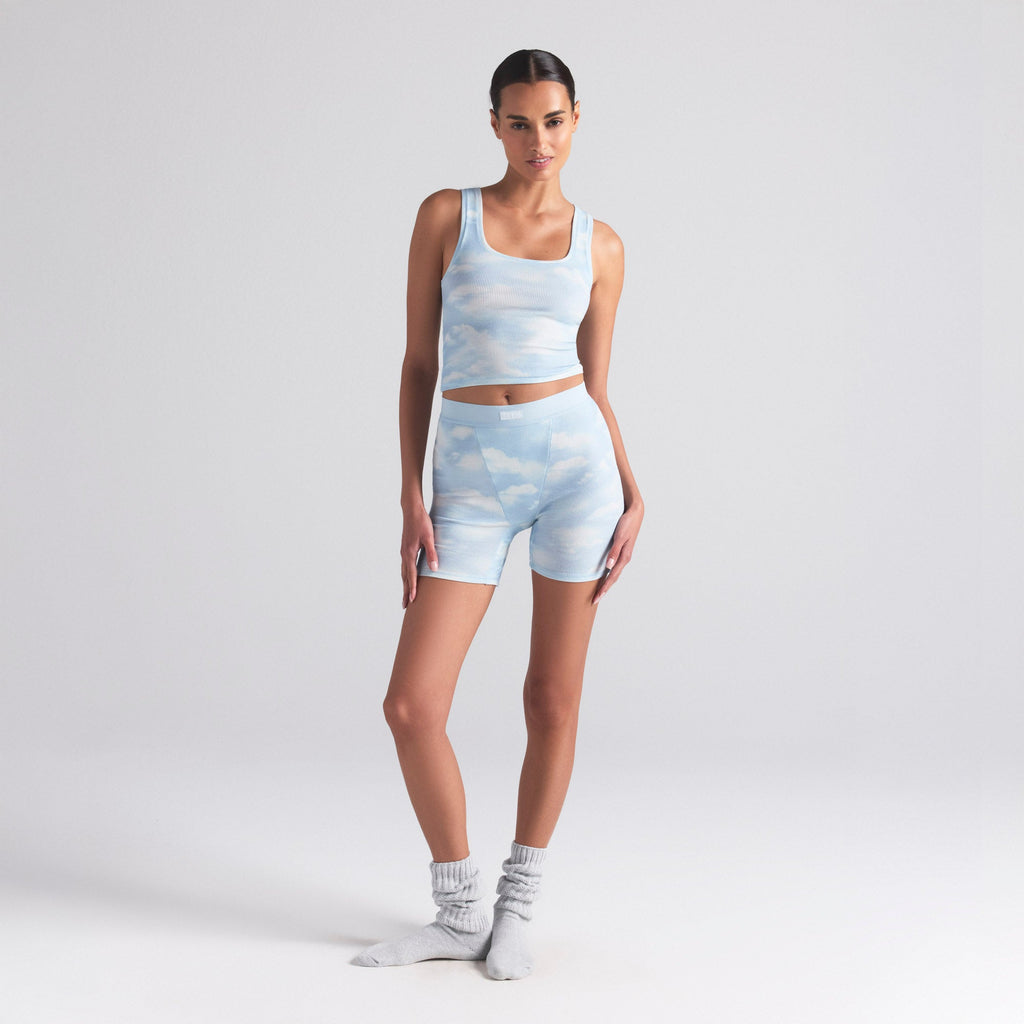 COTTON RIB BOXER 3-PACK | BLUE QUARTZ CLOUD MULTI