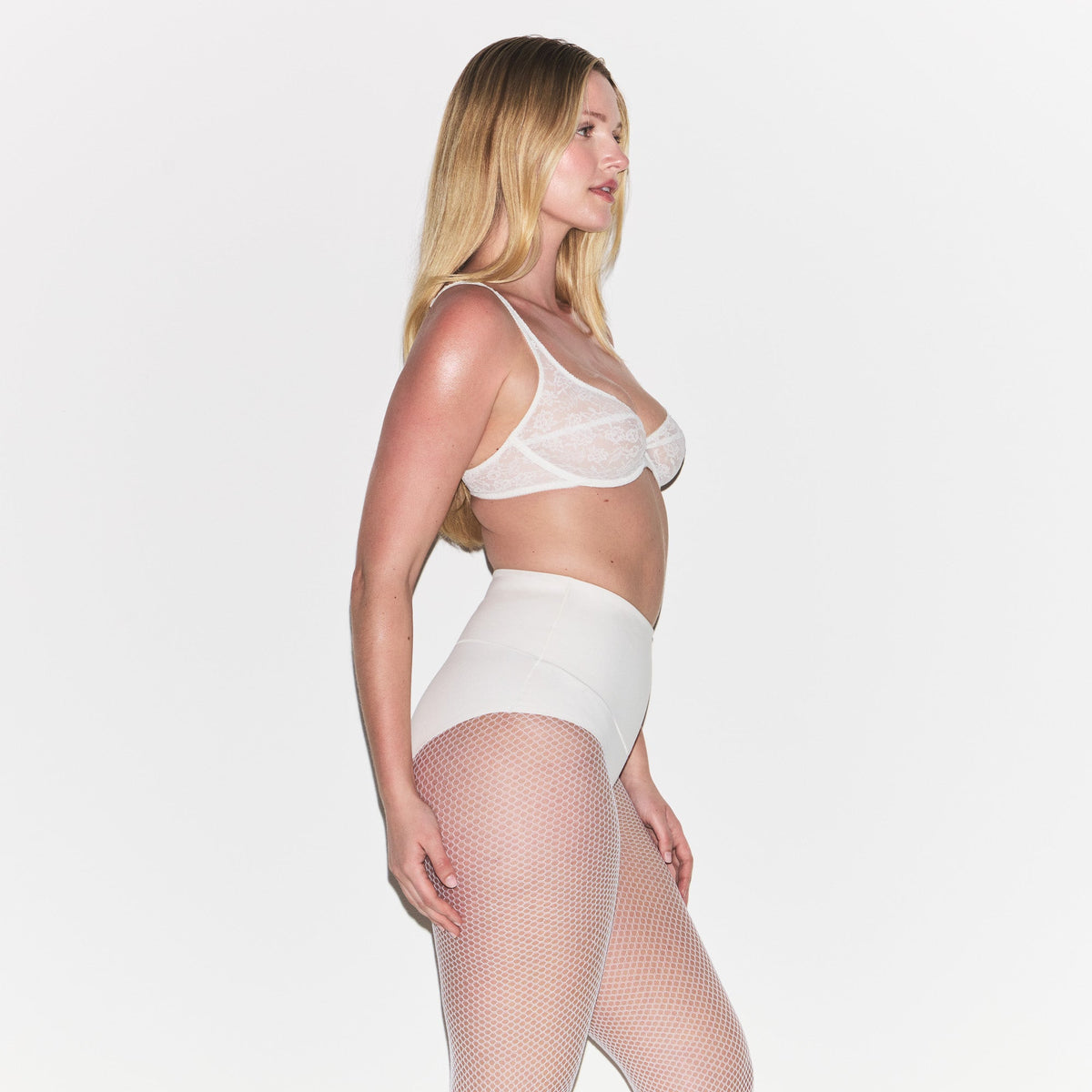 VINTAGE BRAS LACE UNLINED BRA | MARBLE