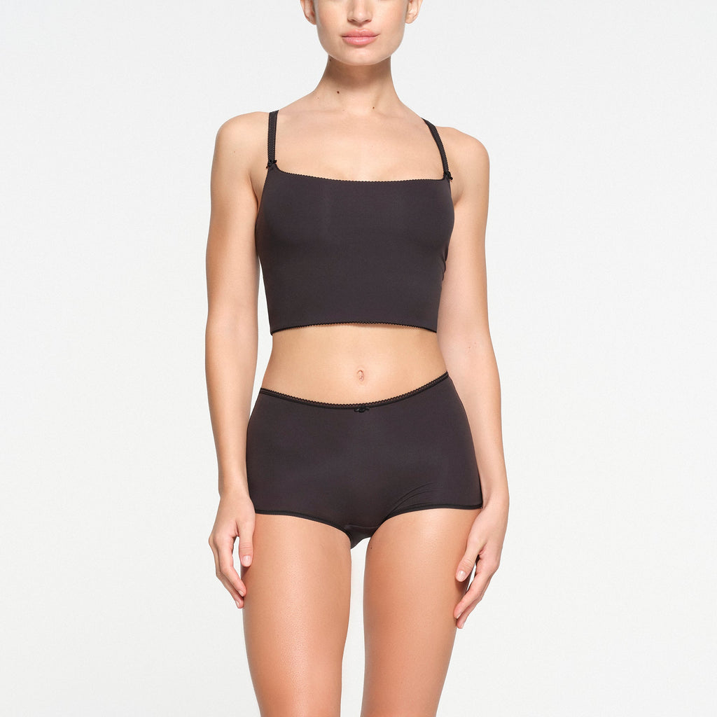 FITS EVERYBODY PICOT BOY SHORT | ONYX