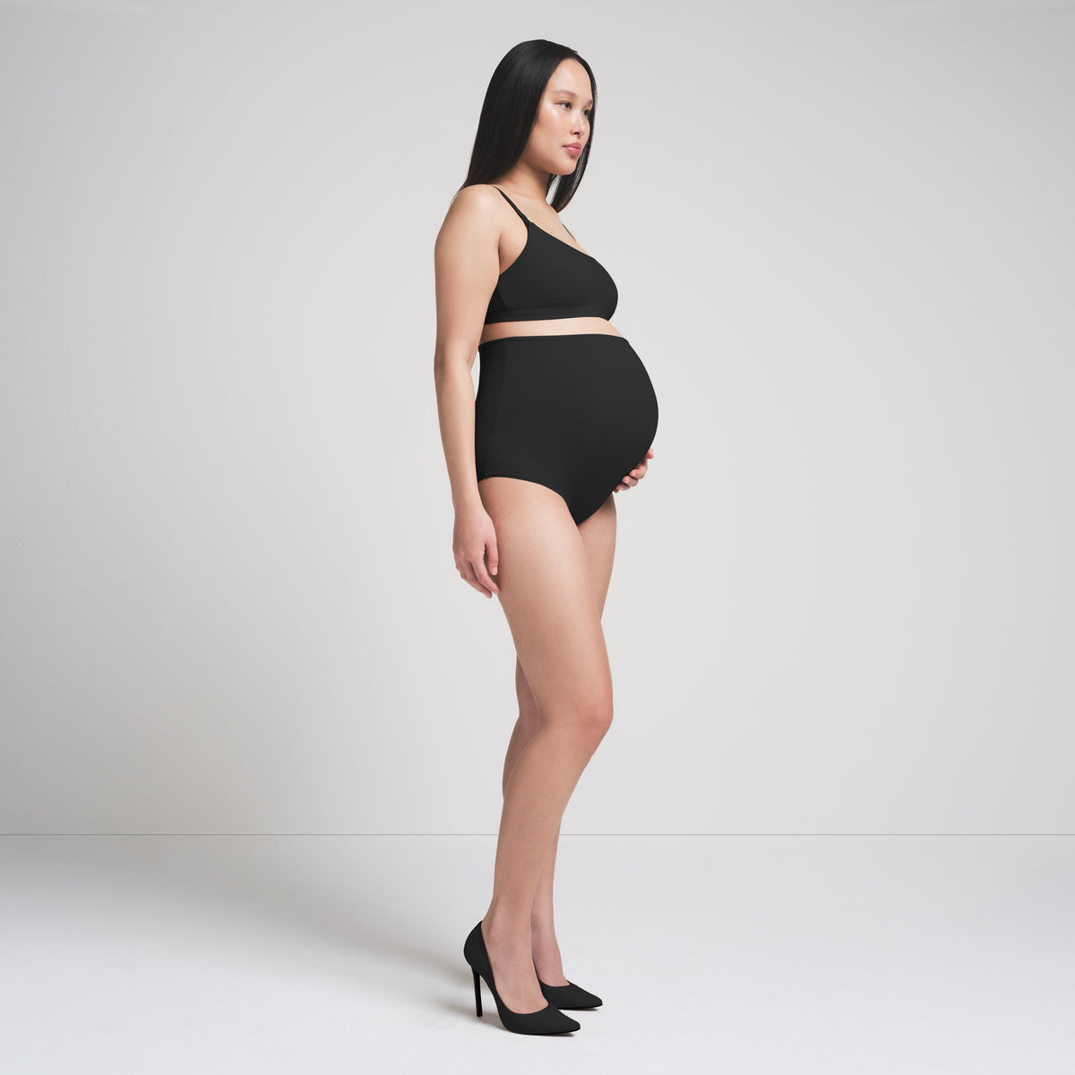 FITS EVERYBODY MATERNITY HIGH-WAISTED BRIEF | ONYX