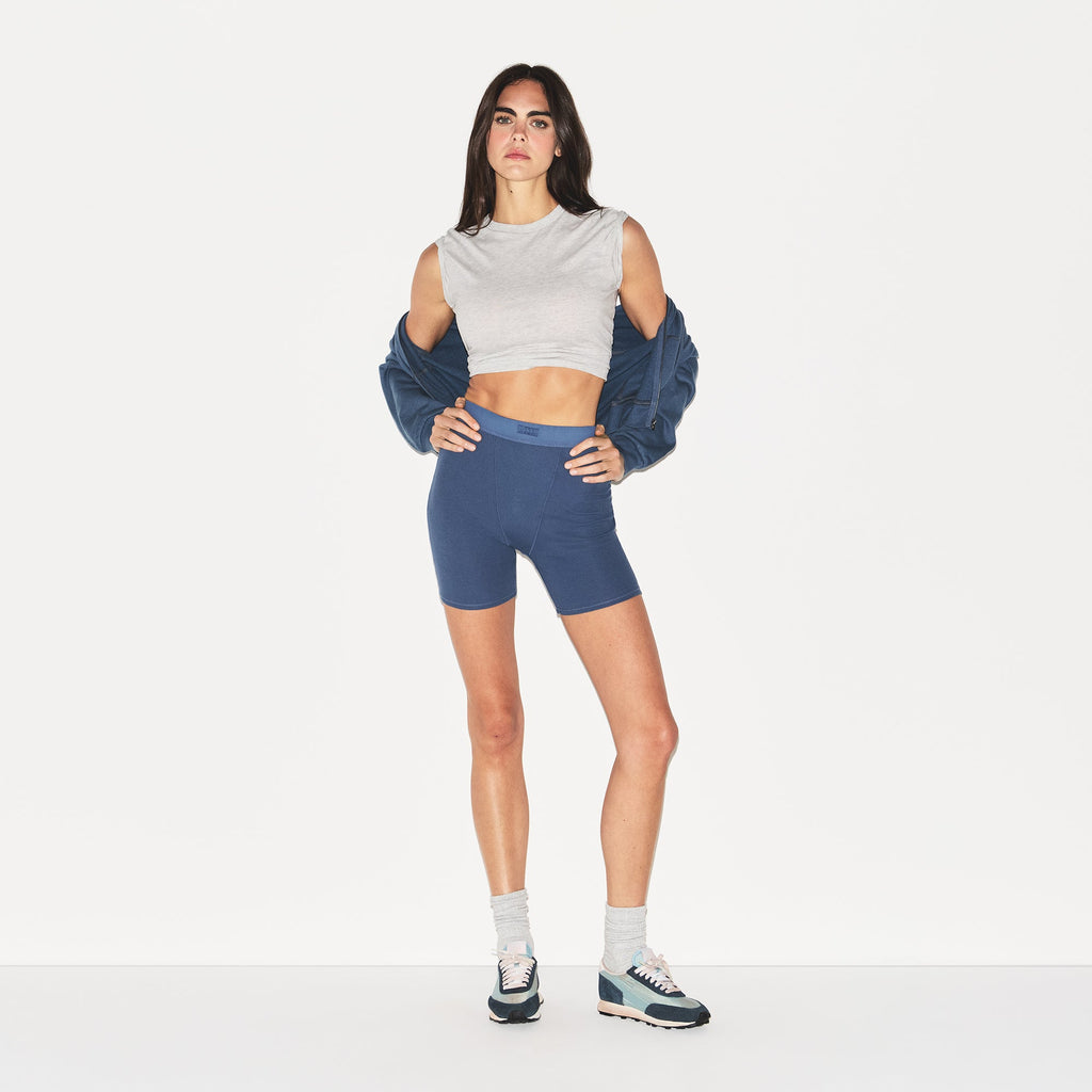 COTTON RIB BOXER | HARBOR