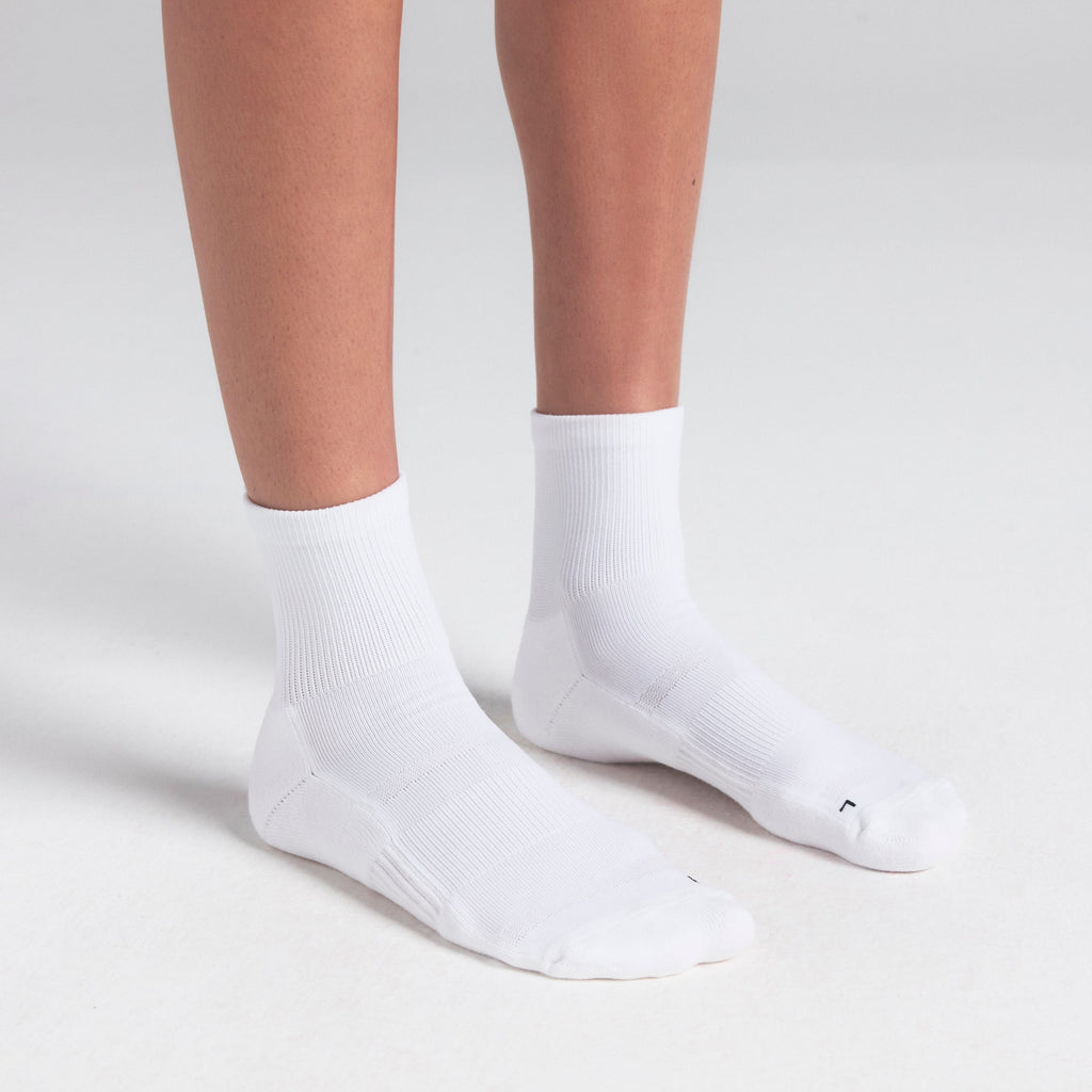 COMFORT QUARTER SOCK 3-PACK | SNOW