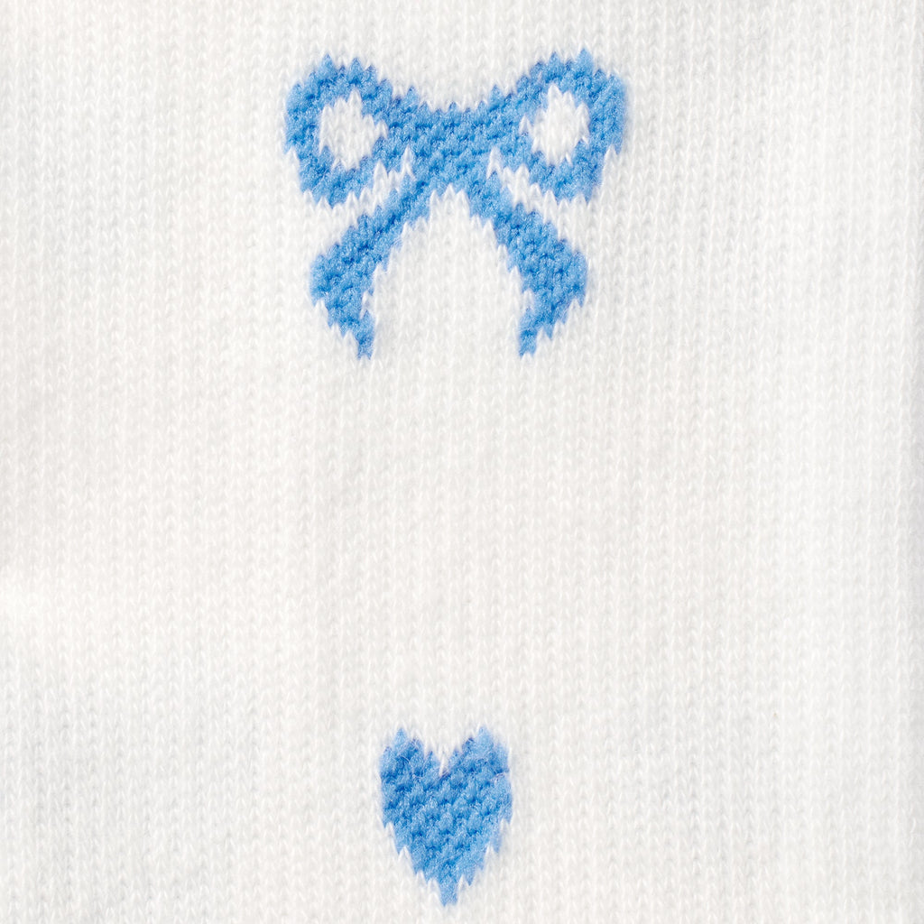 WEDDING SOCK 2-PACK | MARBLE AND CLOUD BOW PRINT