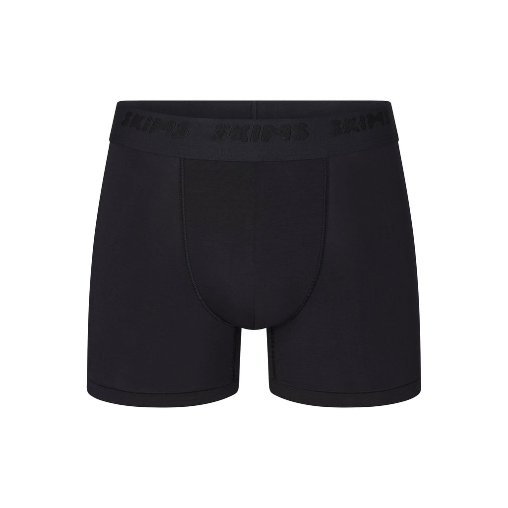 SKIMS STRETCH MENS 3" BOXER BRIEF | OBSIDIAN