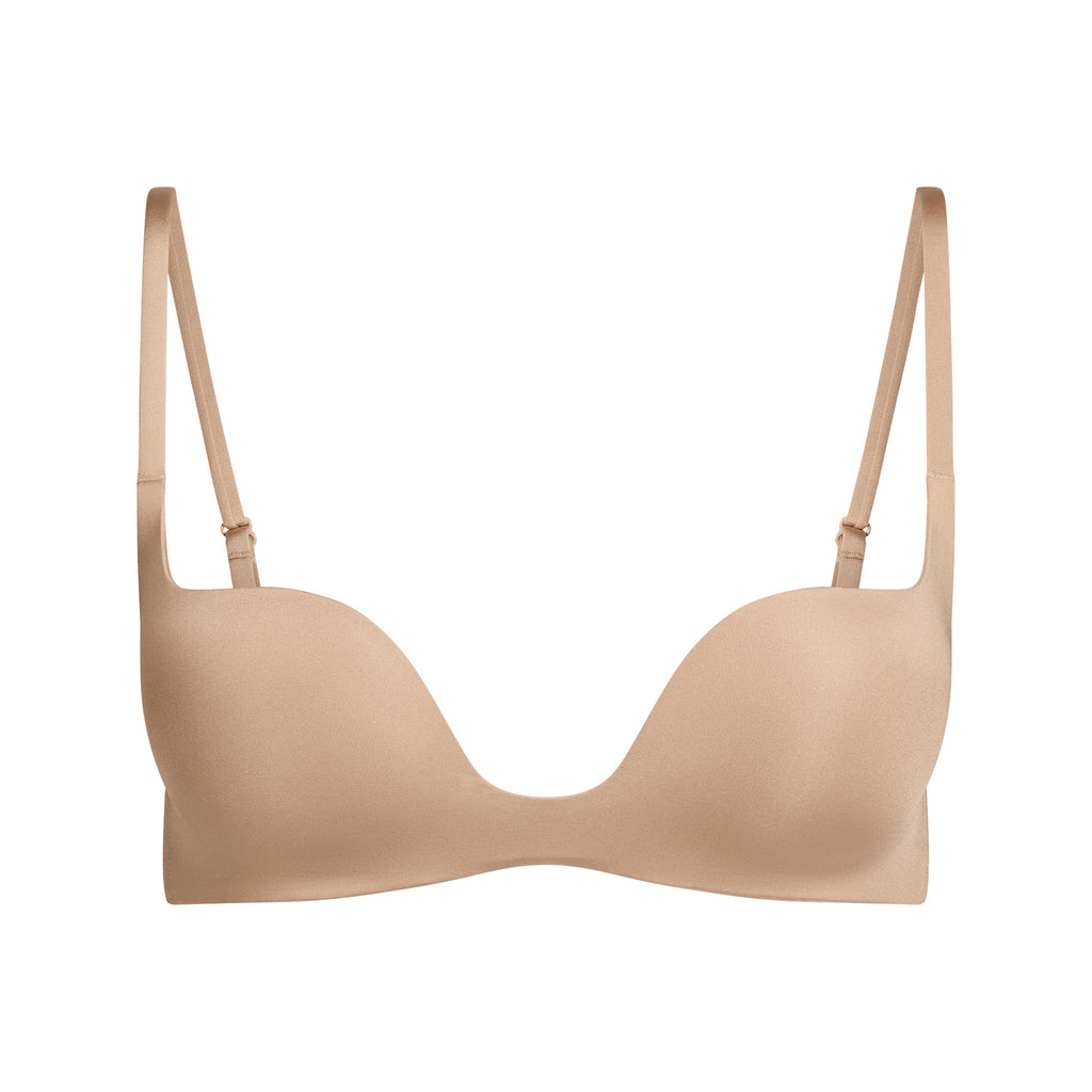 WIRELESS FORM SQUARE NECK BRA | CLAY