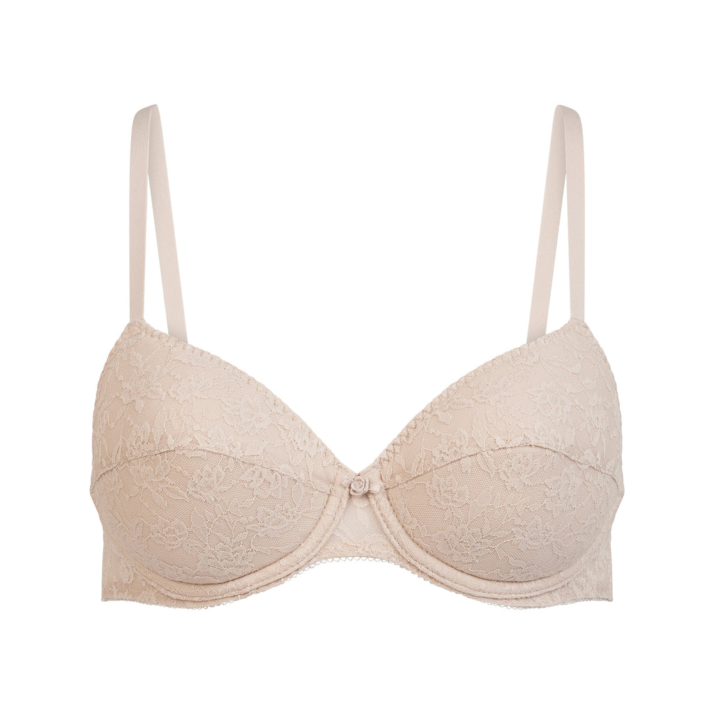 VINTAGE BRAS LACE BRA | MUSHROOM