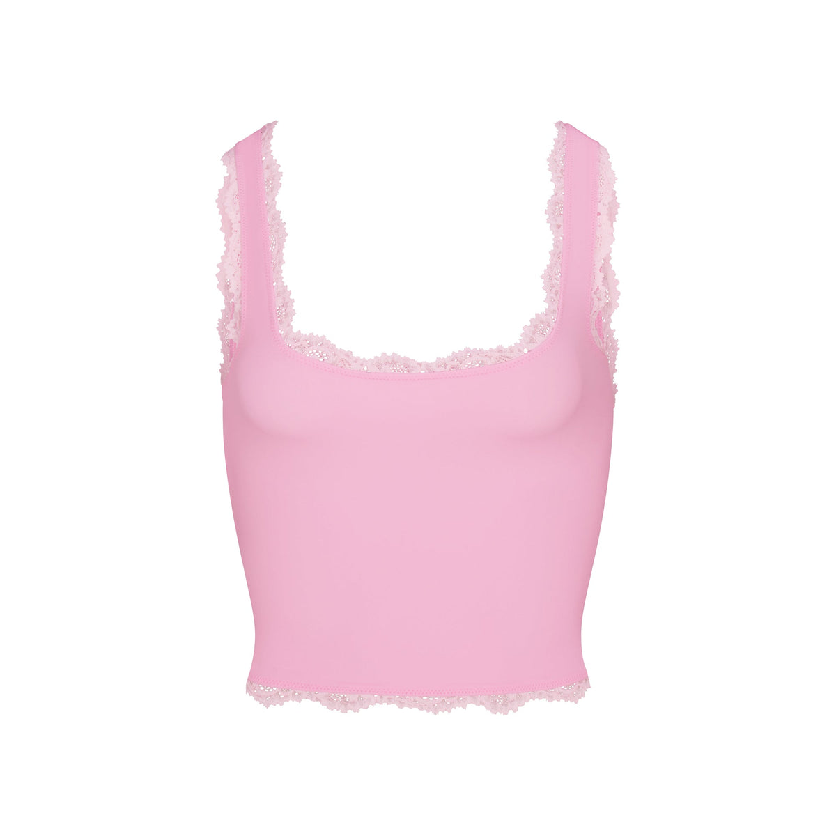FITS EVERYBODY LACE TANK | BUBBLEGUM TONAL