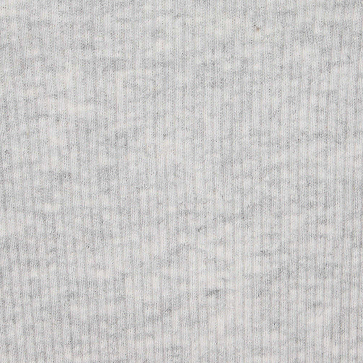 COTTON RIB T-SHIRT | LIGHT HEATHER GREY