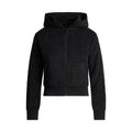 TERRY COVER-UPS ZIP UP HOODIE | ONYX