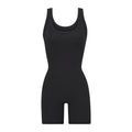 COTTON RIB ONESIE | SOOT