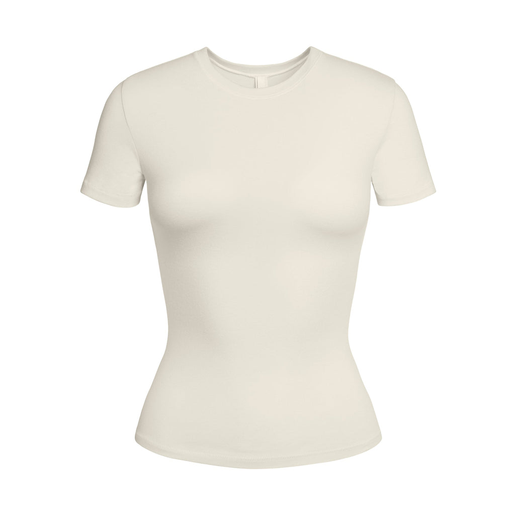COTTON JERSEY T-SHIRT | BONE