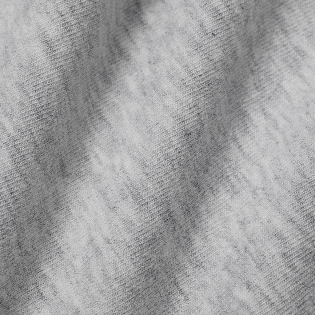 COTTON JERSEY LOW RISE CROP PANT | LIGHT HEATHER GREY