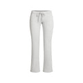 COTTON JERSEY LOW RISE CROP PANT | LIGHT HEATHER GREY