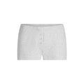 HEAVY POINTELLE SHORT | LIGHT HEATHER GREY