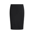 SMOOTH LAYERS MIDI SKIRT | OBSIDIAN