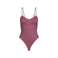 SHEER KNIT CAMI BODYSUIT | BEET