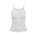 DROP NEEDLE POINTELLE LONG CAMI | LIGHT HEATHER GREY