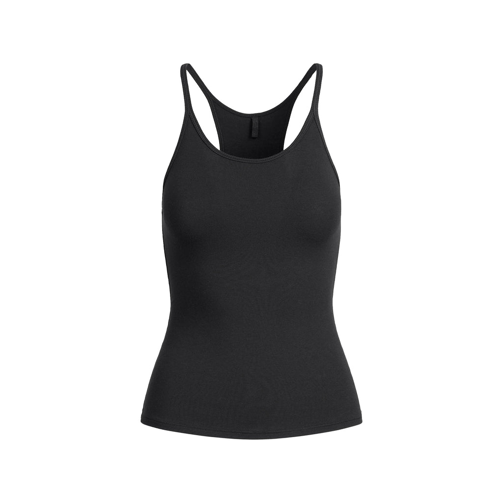 COTTON JERSEY RACERBACK TANK | SOOT