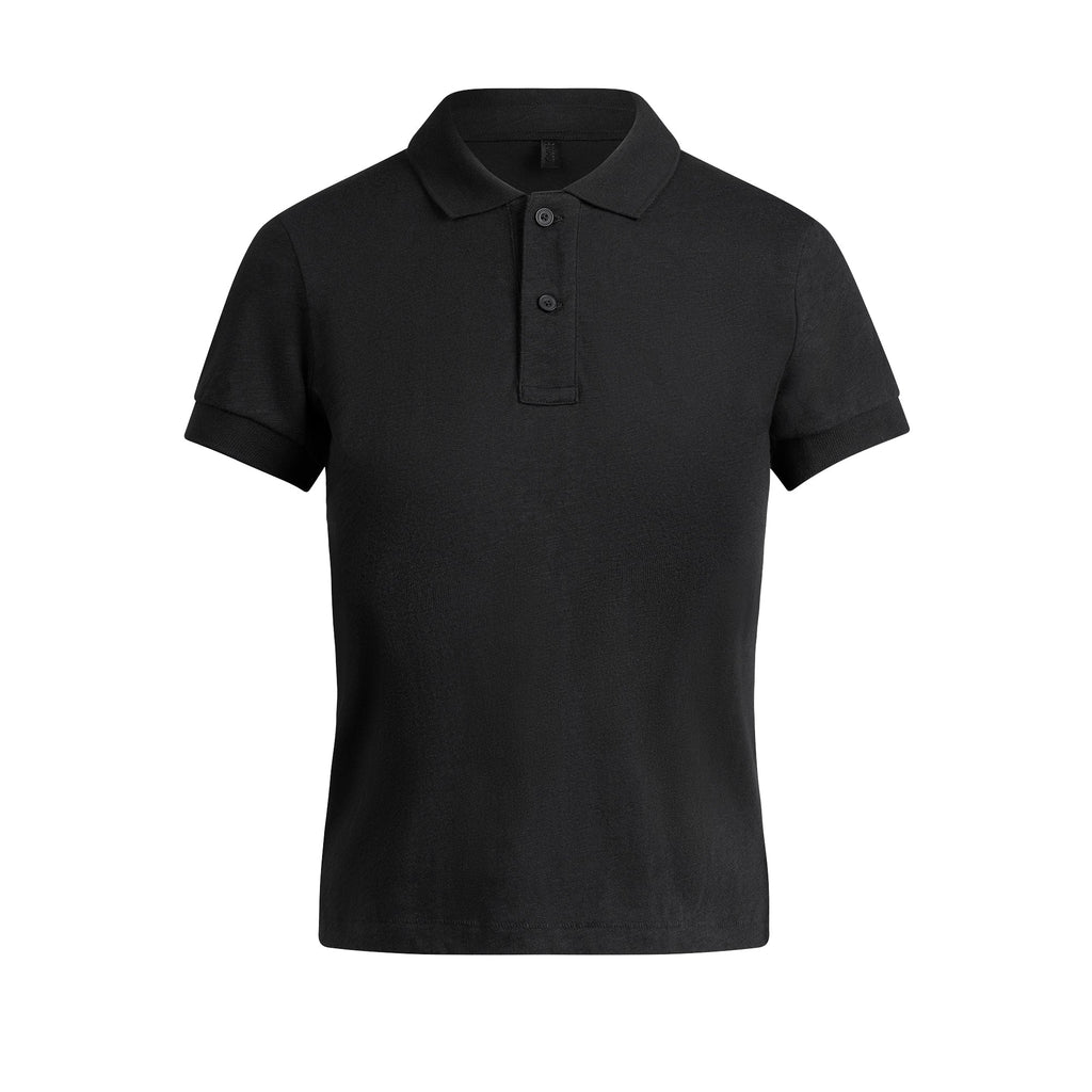 WORN IN JERSEY POLO BABY TEE | ONYX