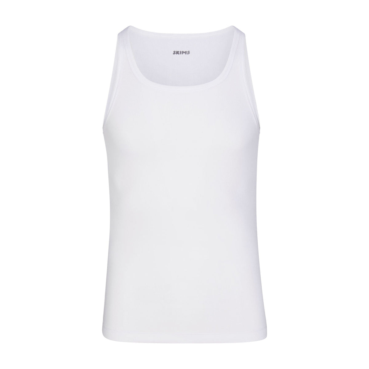 SKIMS COTTON MENS RIB TANK 3-PACK | CHALK