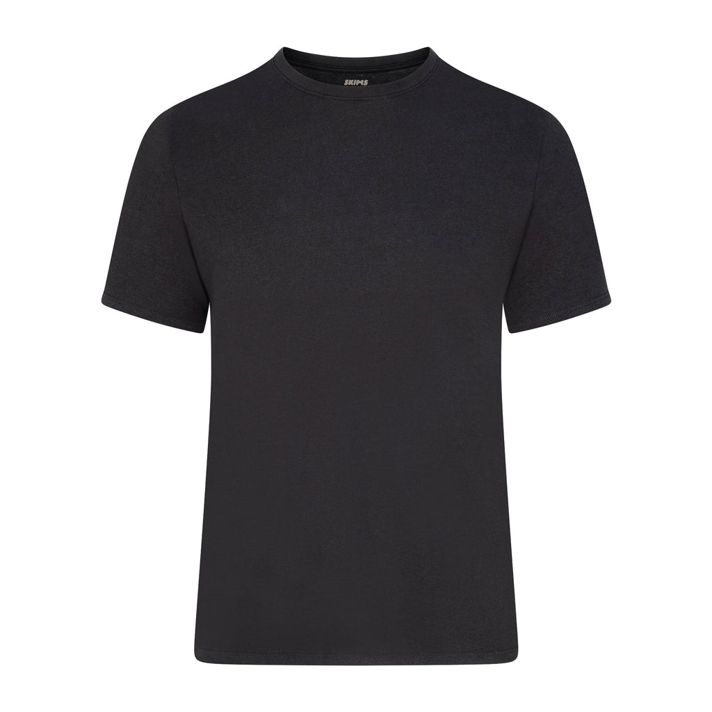 SKIMS COTTON MENS CLASSIC T-SHIRT | ONYX