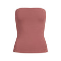 COTTON JERSEY TUBE TOP | REDWOOD