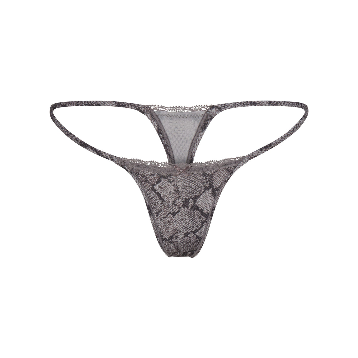 FITS EVERYBODY LACE STRING THONG 4-PACK | JASPER SNAKE MULTI