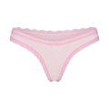 LIGHTWEIGHT COTTON LACE THONG | CHERRY BLOSSOM