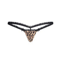 FITS EVERYBODY LACE MICRO THONG | SIENNA JAGUAR PRINT