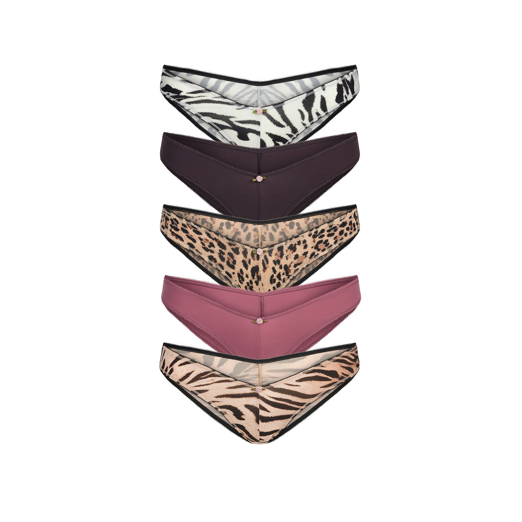 FITS EVERYBODY PICOT TANGA 5-PACK | PHOENIX ANIMAL MULTI
