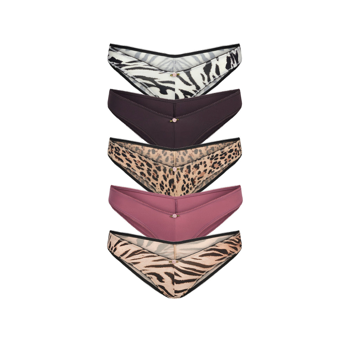 FITS EVERYBODY PICOT TANGA 5-PACK | PHOENIX ANIMAL MULTI