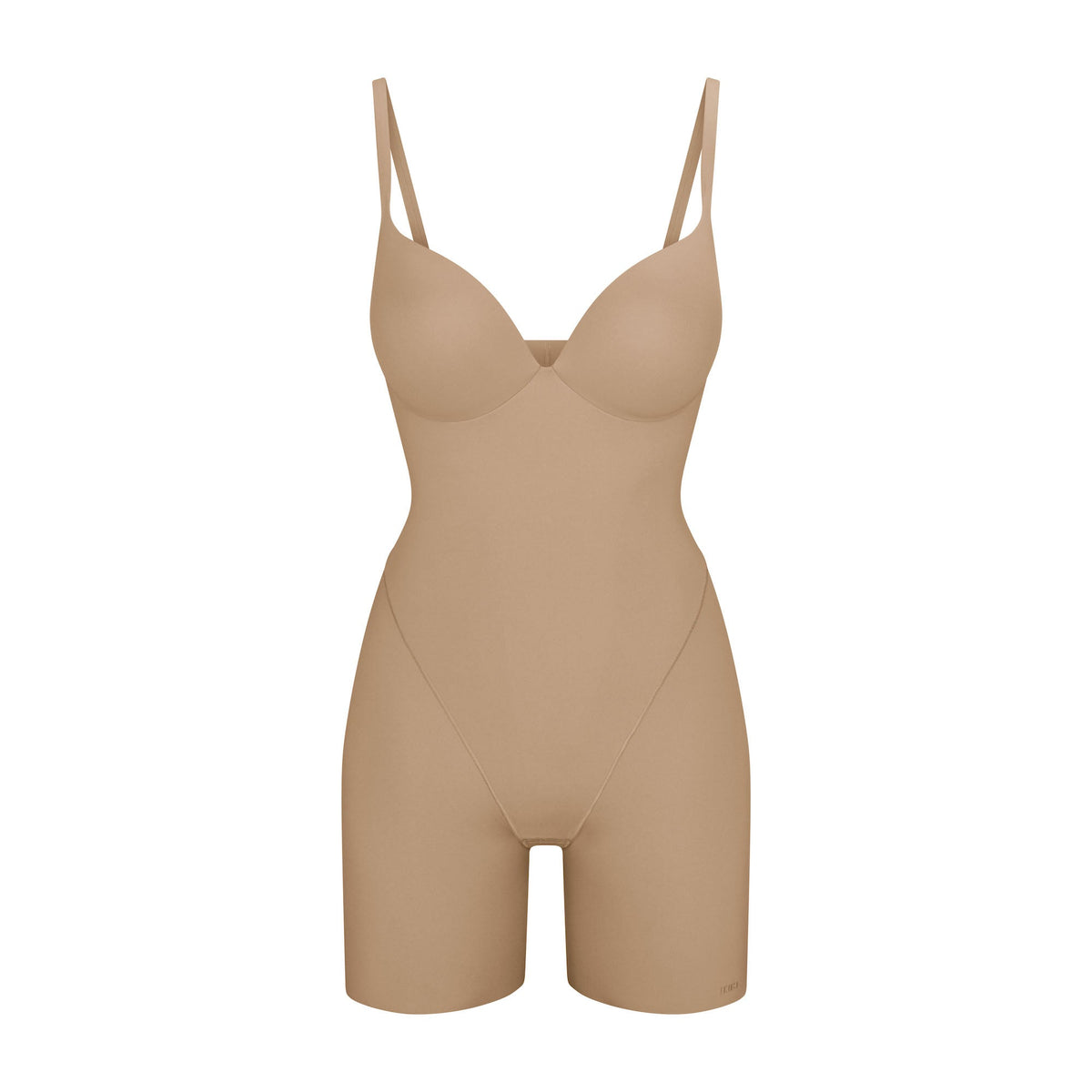 SKIMS ULTIMATE BODY PUSH-UP BUTT ENHANCING PADDED MID THIGH BODYSUIT | CLAY