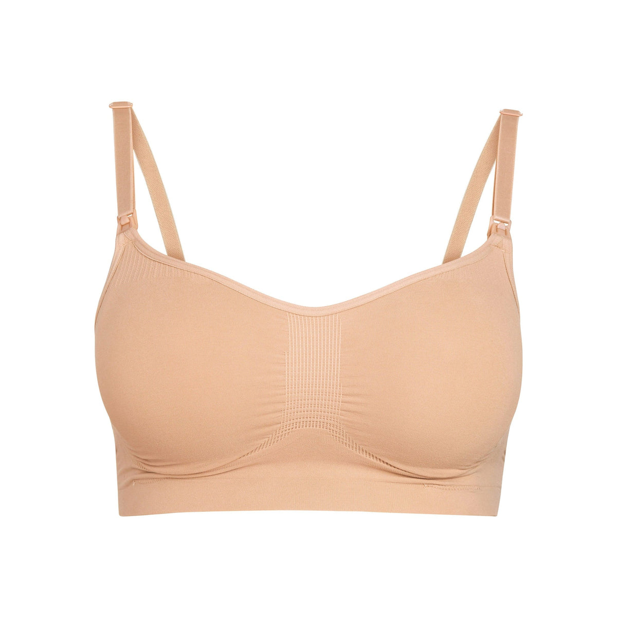 MATERNITY NURSING SCULPTING BRA | CLAY