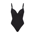 SKIMS ULTIMATE BODY PUSH-UP THONG BODYSUIT | ONYX