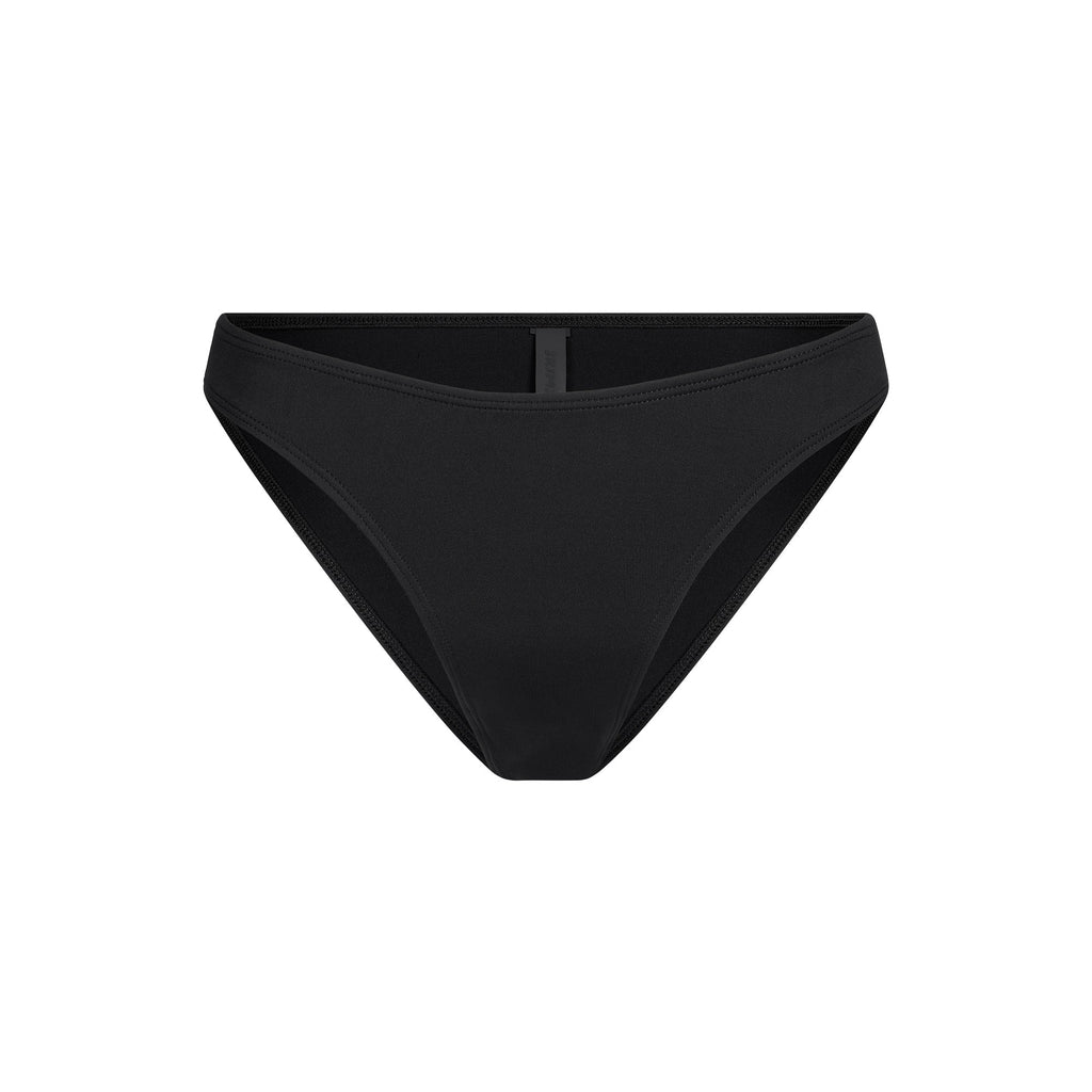 ICONIC SWIM DIPPED BIKINI BOTTOM | OBSIDIAN