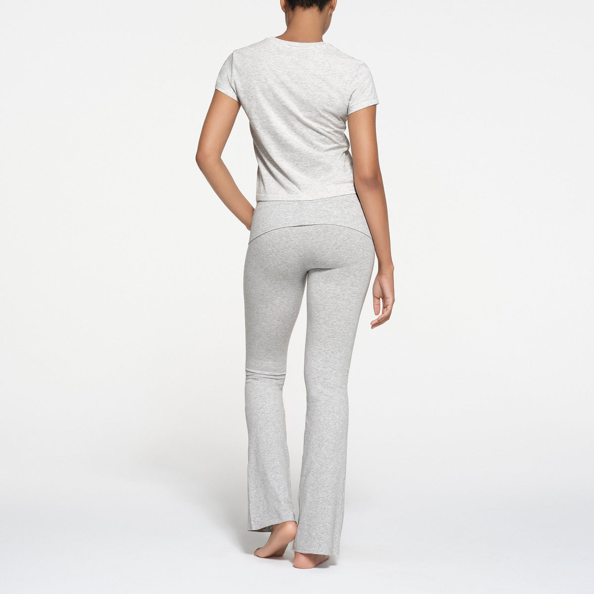 RELAXED TEES SHRUNKEN T-SHIRT | LIGHT HEATHER GREY