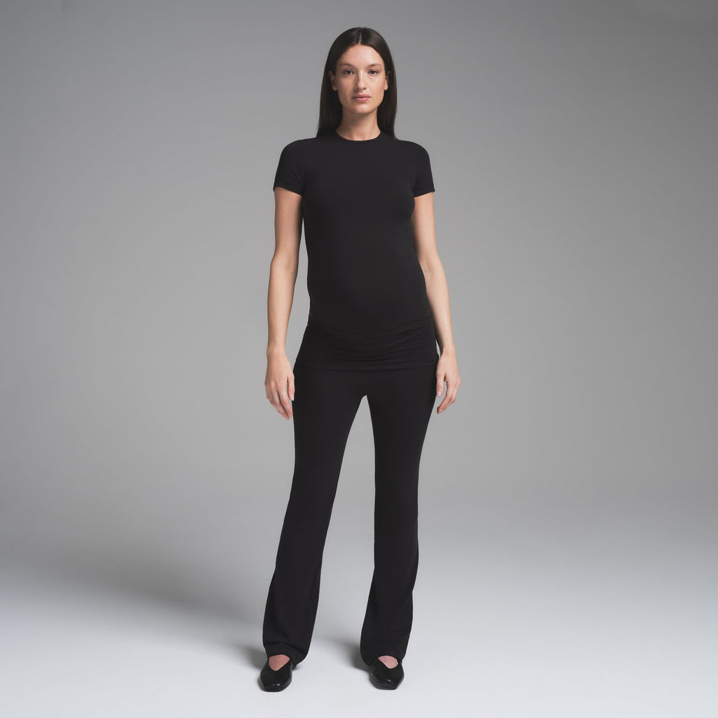 COTTON JERSEY MATERNITY T-SHIRT | SOOT