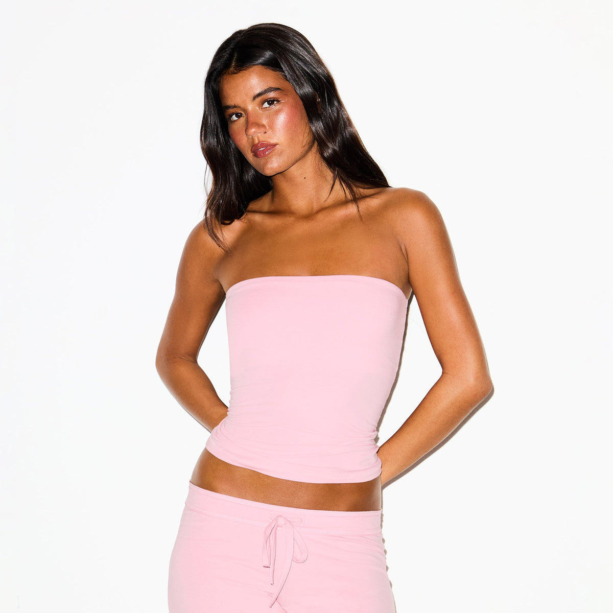 COTTON JERSEY TUBE TOP | HALITE